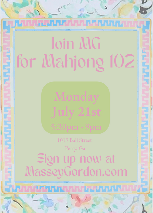 Mahjong 102, Monday, July 21st
