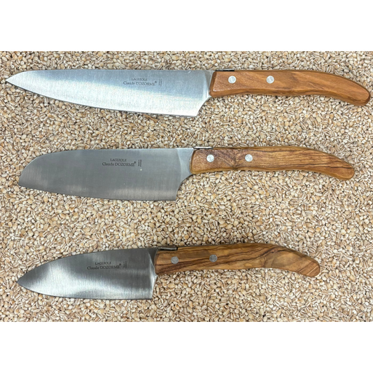 Berlingot Kitchen Knives {Olive Wood}