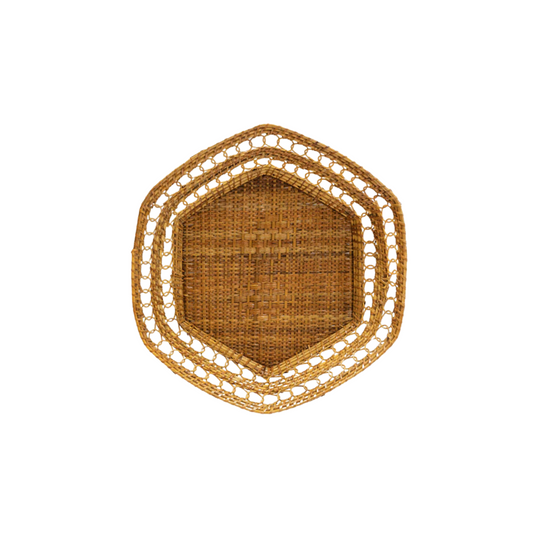 Hexagonal Woven Basket {Small}