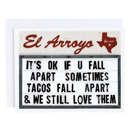 Greeting Card {Tacos Fall Apart}