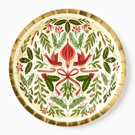 Elegant Holiday Paper Plates