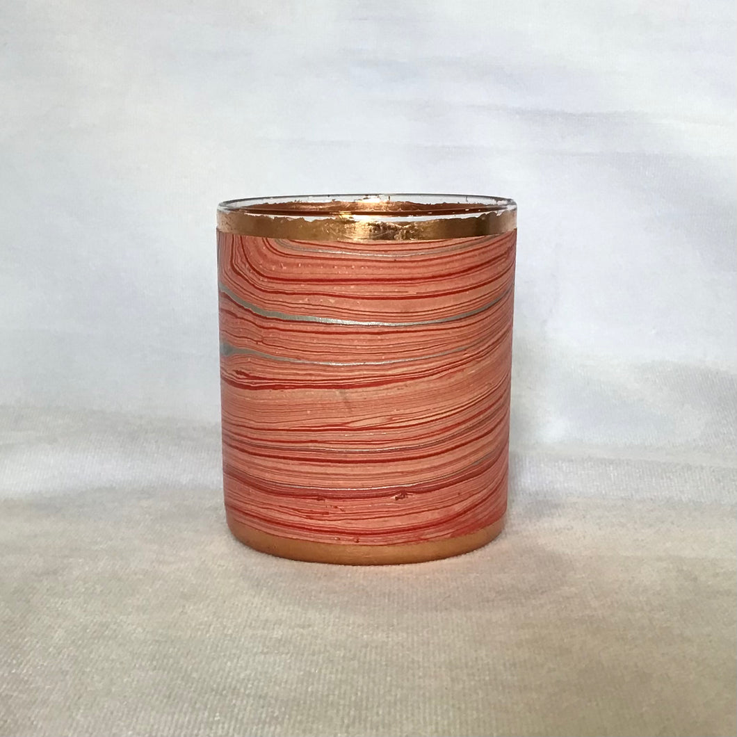 Marble Pencil Cup {Coral}