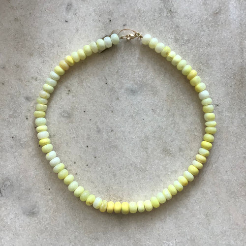 Lemon Opal Candy Necklace