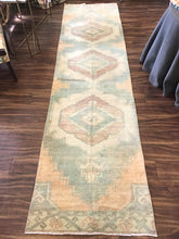Load image into Gallery viewer, Vintage Rug {Green &amp; Gold’s Sister}
