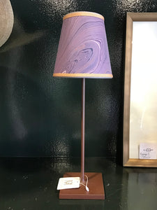 Lavender Marbleized Lampshade