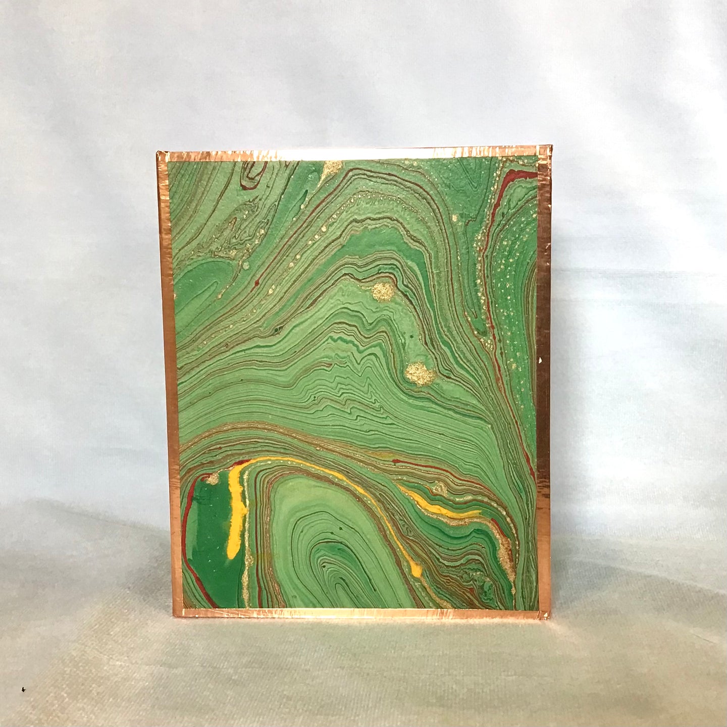 Marble Tissue Box Cover {Green}