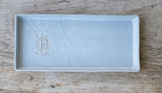 West Coast Blue Tray - Engraved Monogram