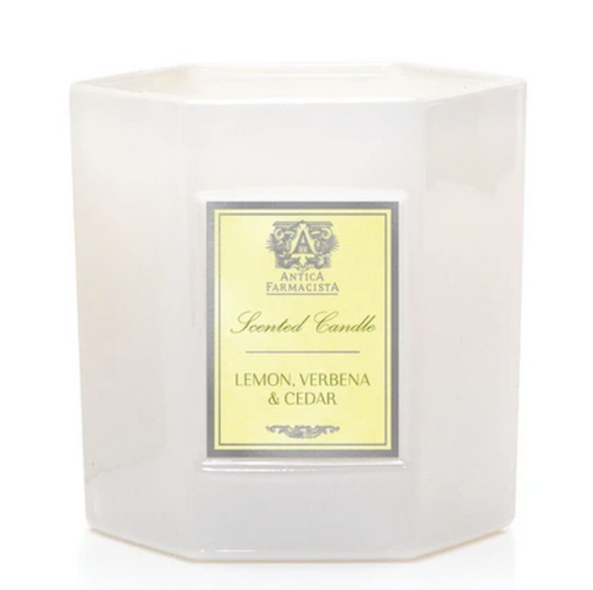 Lemon, Verbena & Cedar Hexagonal Candle 9oz