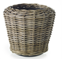 Load image into Gallery viewer, Rattan Basket with Plastic Liner 16&quot;x14.5&quot;