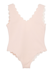 Bumby Vneck Maillot in Coconut