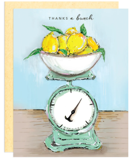 "Thanks A Bunch" Card