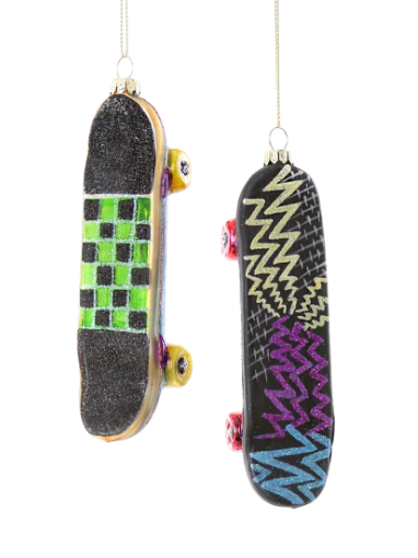 Skateboard Ornament