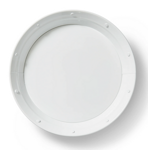 White Metal Plates {set of 4}
