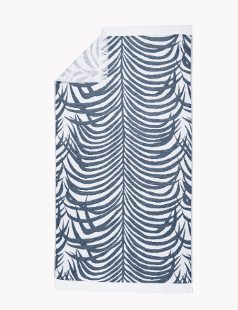 Zebra Palm Beach Towel