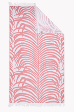 Load image into Gallery viewer, Zebra Palm Beach Towel