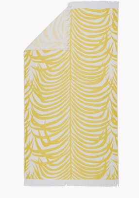 Zebra Palm Beach Towel