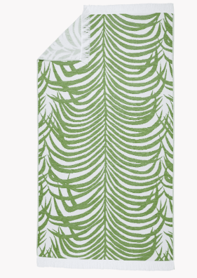 Zebra Palm Beach Towel