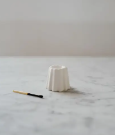 Porcelain Slim Candle Holder {Small}