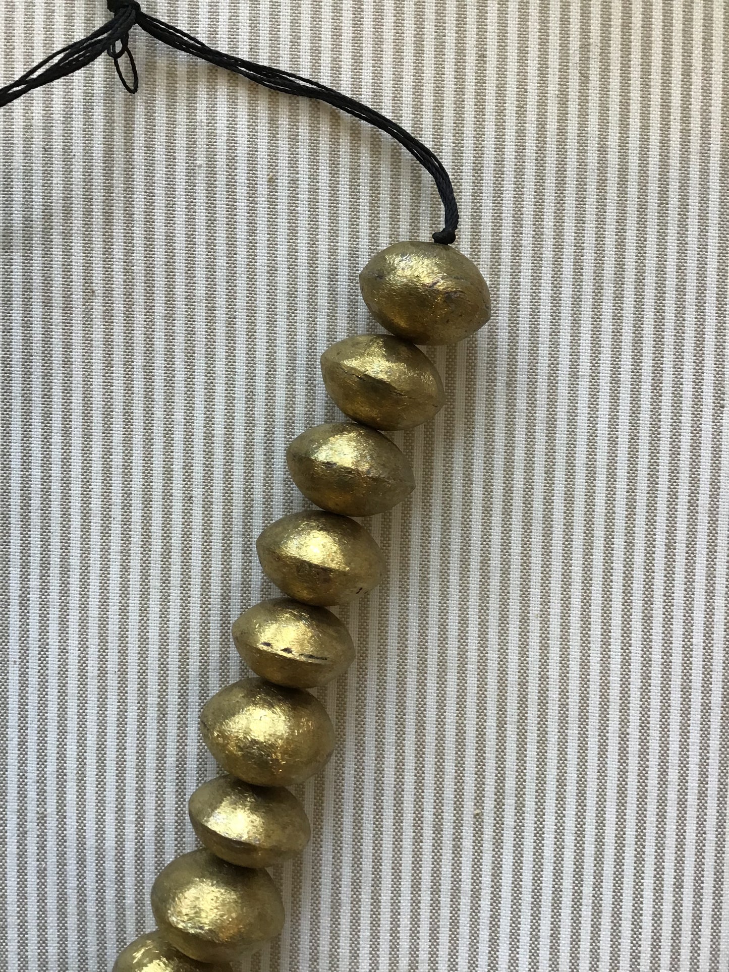 Gold Vintage African Stone Beads