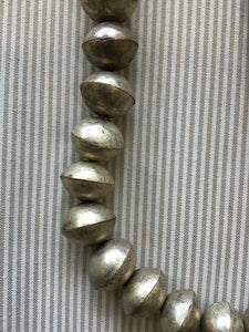 Silver Metal Vintage African Beads